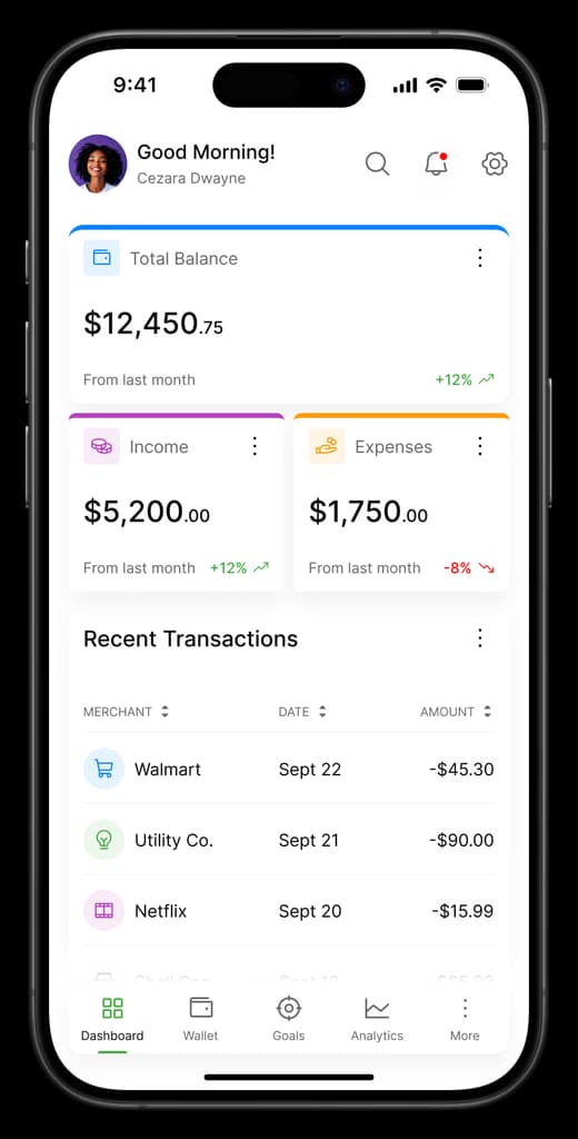 Mobile App Interface